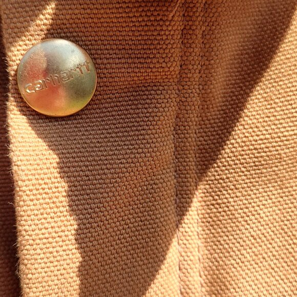 Men Carhartt Coveralls Insulated Duck Red Lining 2XL Chest 48" Inseam 28" - Picture 4 of 14